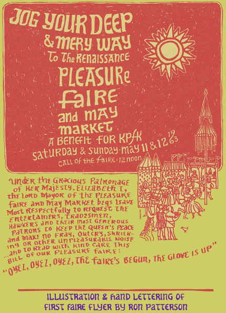 First Faire Flyer by Ron Patterson